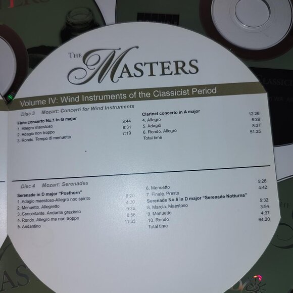 Classical Piano (Missing Disc 3) & "The Masters" Loose 16 CD Collection-AS IS - Picture 7 of 12